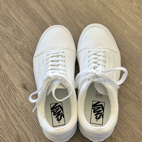 Vans Old Skool canvas sneakers tennis shoes  women’s size 8 - like new! - Picture 4 of 7